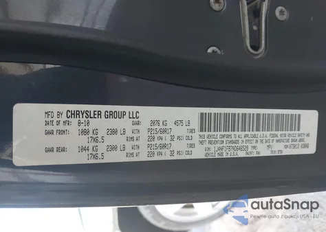 2010 Jeep Compass Sport из США, поврежденный, VIN 1J4NF1FB7AD646529